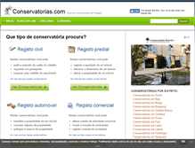 Tablet Screenshot of conservatorias.com